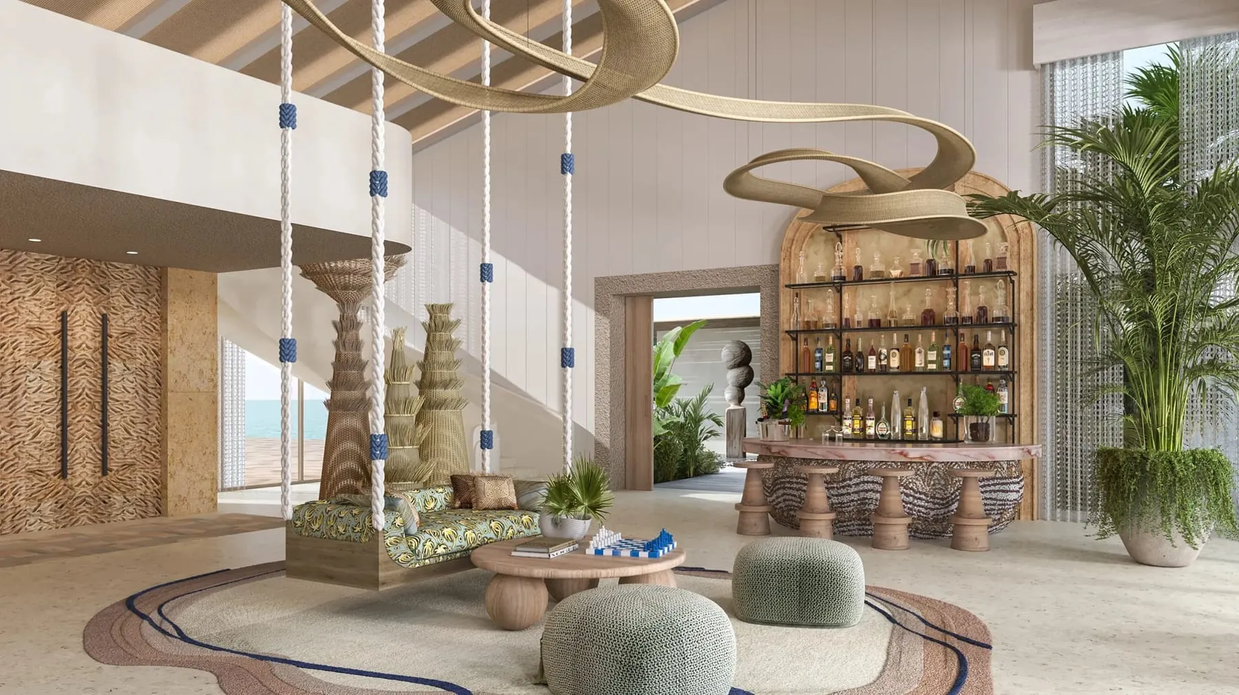.Here Baa Atoll Maldives — Lounge der privaten Residenz