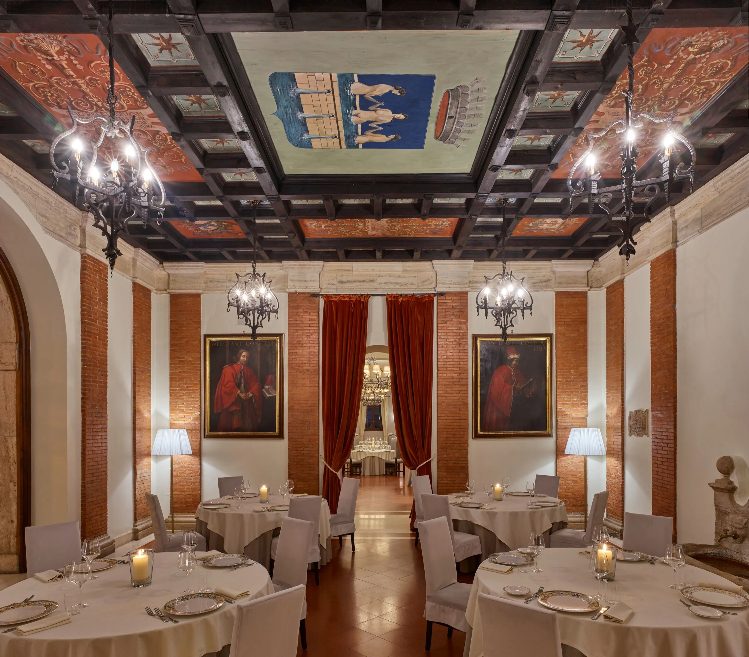 Ficoncella-Raum des Restaurants Ferdinando I im Fonteverde.